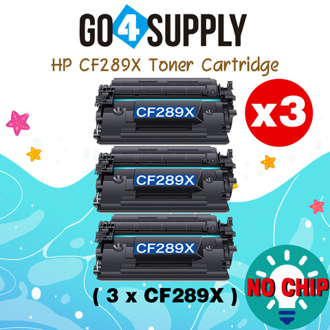Compatible HP 89X CF289X 89A (NO CHIP, 10,000 pages) Toner Cartridge use for HP LaserJet Enterprise Flow MFP M528c, M528z; HP LaserJet Enterprise M507dn, M507dng, M507n, M507x; HP LaserJet Enterprise MFP M528dn, MFP M528f Printers
