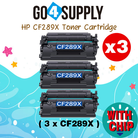 Compatible HP 89X CF289X 89A (WIHT CHIP, 10,000 pages) Toner Cartridge use for HP LaserJet Enterprise Flow MFP M528c, M528z; HP LaserJet Enterprise M507dn, M507dng, M507n, M507x; HP LaserJet Enterprise MFP M528dn, MFP M528f Printers