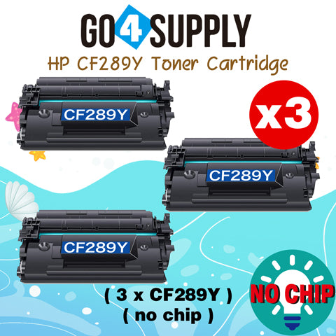 Compatible HP 89Y CF289Y (NO CHIP, 20,000 pages) Toner Cartridge use for HP LaserJet Enterprise Flow MFP M528c, M528z; HP LaserJet Enterprise M507dn, M507dng, M507n, M507x; HP LaserJet Enterprise MFP M528dn, MFP M528f Printers