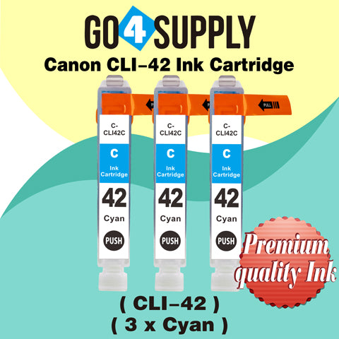 Compatible Canon CLI 42 CLI42 CLI-42 (Cyan) Ink Cartridge use with PIXMA Pro-100 Pro 100 Printers