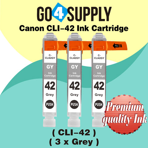 Compatible Canon CLI 42 CLI42 CLI-42 (Gray) Ink Cartridge use with PIXMA Pro-100 Pro 100 Printers