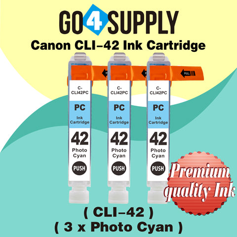 Compatible Canon CLI 42 CLI42 CLI-42 (Photo Cyan) Ink Cartridge use with PIXMA Pro-100 Pro 100 Printers