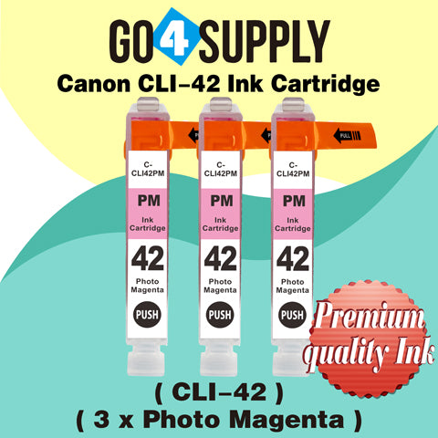 Compatible Canon CLI 42 CLI42 CLI-42 (Photo Magenta) Ink Cartridge use with PIXMA Pro-100 Pro 100 Printers