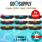 Compatible Combo Set Canon 069H Toner Cartridge Used in Canon Color imageCLASS MF753Cdw MF751Cdw LBP674Cdw Printers