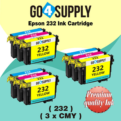 Compatible Combo Set Epson 232 XL 232XL 232 Ink Cartridge Replacement for Epson Expression Home XP-4200 XP-4205 Workforce WF-2930 WF-2950 Printer