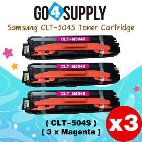 Compatible SAMSUNG CLT504S CLT-504S Magenta Toner Cartridge to use for SAMSUNG SL-C1810W SL-C1860FW CLX-4195N CLX-4195FN CLX-4195FW CLP-415N CLP-415NW Printers