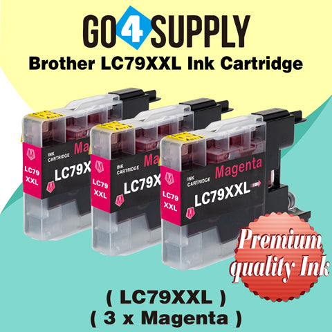 Compatible Brother Magenta LC79XXL LC-79 XXL Ink Cartridge Used for Brother MFC-J6510DW, MFC-J6710DW, MFC-J6910DW, MFC-J5910CDW, MFC-J6710CDW, MFC-J6910CDW, MFC-J5910DW Printers