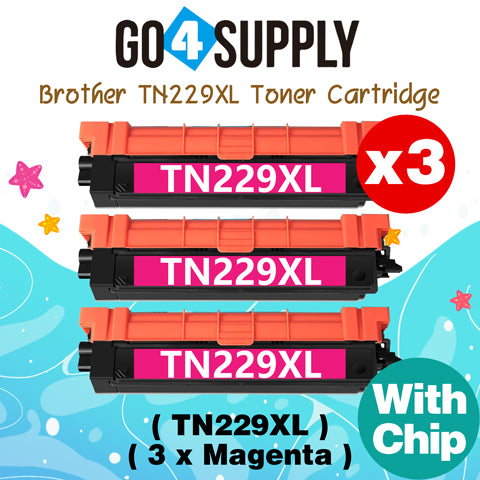 Compatible Brother TN-229XL TN229XL Magenta Toner Cartridge Used for Brother MFC-L3720cdw L3765cdw L3780cdw L8395cdw HL-L3220cdw L3280cdw L3295cdw L3300cdw 8245cdw Printers