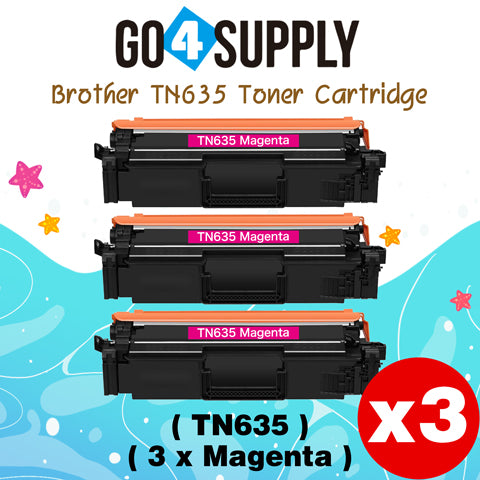 Compatible Magenta Brother TN635 Toner Cartridge Used for HL-L8430CDW HL-L8430CDWT HL-L8570CDW MFC-L8730CDW MFC-L8930CDW MFC-L8970CDW EX575