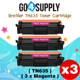 Compatible Magenta Brother TN635 Toner Cartridge Used for HL-L8430CDW HL-L8430CDWT HL-L8570CDW MFC-L8730CDW MFC-L8930CDW MFC-L8970CDW EX575