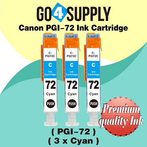 Compatible Canon PGI 72 PGI72 PGI-72 (Cyan) Ink Cartridge use with PIXMA Pro-10 Pro 10 Pro10S PRO-10S Pro 10 Printers