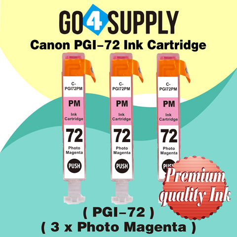 Compatible Canon PGI 72 PGI72 PGI-72 (Photo Magenta) Ink Cartridge use with PIXMA Pro-10 Pro 10 Pro10S PRO-10S Pro 10 Printers
