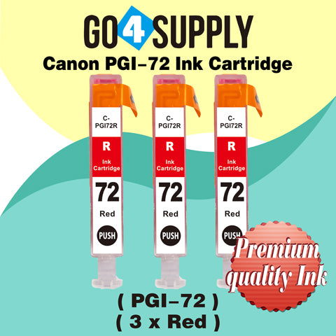 Compatible Canon PGI 72 PGI72 PGI-72 (Red) Ink Cartridge use with PIXMA Pro-10 Pro 10 Pro10S PRO-10S Pro 10 Printers