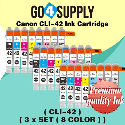 Compatible Canon CLI 42 CLI42 CLI-42 (Light Gray) Ink Cartridge use with PIXMA Pro-100 Pro 100 Printers