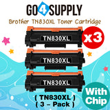 Compatible Brother TN830xl TN830 Toner Cartridge Used for Brother HL-L2460DW L2405W L2400D L2420DW L2460DWXL L2465DW L2467DW L2865DW L2480DW DCP-L2640DW L2647DW MFC-L2820DW L2760DW L2807DW L2820DWXL L2900DW L2900DWXL L2980DW