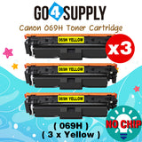 Compatible Canon 069H 069 Yellow Toner Cartridge Used for Canon imageCLASS MF753Cdw MF751Cdw LBP673cdw LBP674Cdw Series Printers