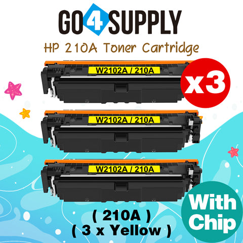 Compatible HP 210A W2102A Yellow Toner Cartridge to use for HP Color LaserJet Pro 4201dn 4201dw;Color LaserJet Pro MFP 4301fdn 4301fdw Printers