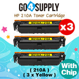 Compatible HP 210A W2102A Yellow Toner Cartridge to use for HP Color LaserJet Pro 4201dn 4201dw;Color LaserJet Pro MFP 4301fdn 4301fdw Printers