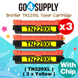 Compatible Brother TN-229 TN229 Yellow Toner Cartridge Used for Brother HL-L3220cdw L3280cdw L3295cdw L3300cdw 8245cdw MFC-L3720cdw L3765cdw L3780cdw L8395cdw Printers