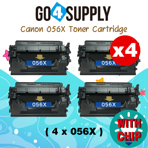 Compatible (WITH CHIP) Canon 056H CRG-056H CRG056H Toner Cartridge Use for Canon ImageCLASS LBP325dn LBP325X MF543dw MF543X MF542X Printers