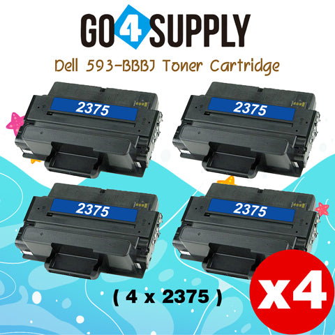 Compatible Dell 593-BBBJ 8PTH4 C7D6F B2375 Toner Cartridge Used for Dell B2375dnf B2375dfw B2375 2375dnf Printers