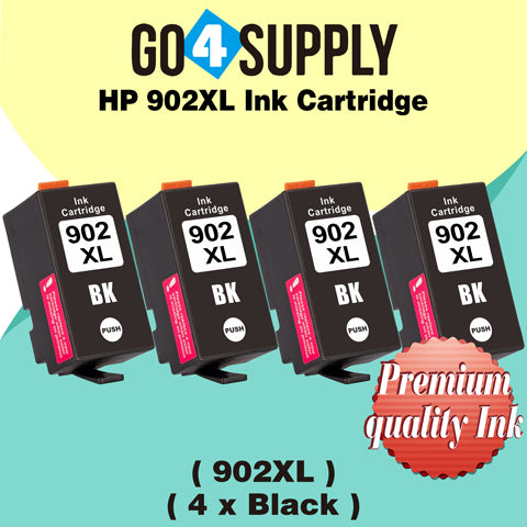 Compatible HP Black 902XL 902 XL Ink Cartridge Used for HP OfficeJet 6954 6958 6962, OfficeJet Pro 6968 6975 6978 Printers
