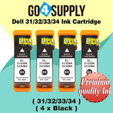 Compatible Dell Standard Capacity Black Ink Cartridge (Series 31) for Dell V525w V725w All-in-One Wireless Inkjet Printers