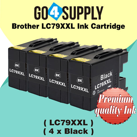 Compatible Brother Black LC79XXL LC-79 XXL Ink Cartridge Used for Brother MFC-J6510DW, MFC-J6710DW, MFC-J6910DW, MFC-J5910CDW, MFC-J6710CDW, MFC-J6910CDW, MFC-J5910DW Printers