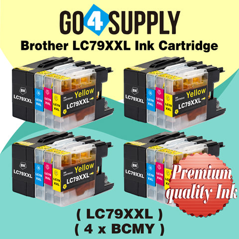 Compatible Combo Set Brother LC79XXL LC-79 XXL Ink Cartridge Used for Brother MFC-J6510DW, MFC-J6710DW, MFC-J6910DW, MFC-J5910CDW, MFC-J6710CDW, MFC-J6910CDW, MFC-J5910DW Printers