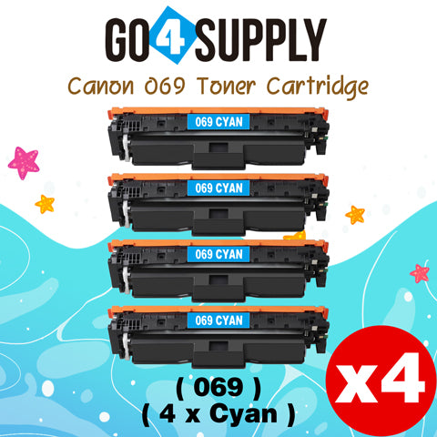 Compatible Canon 069 Cyan Toner Cartridge Used for Canon Color imageCLASS MF753Cdw MF751Cdw LBP674Cdw Printers