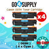 Compatible Canon 069H 069 Cyan Toner Cartridge Used for Canon imageCLASS MF753Cdw MF751Cdw LBP673cdw LBP674Cdw Series Printers