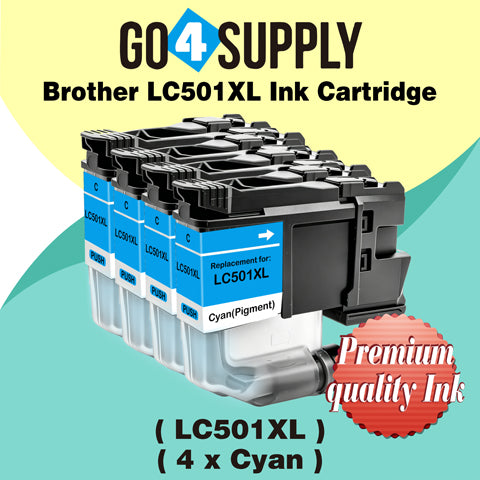 Brother LC501XL Compatible Ink Cartridge - 1xC-LC501XL | MFC-J1260DW, MFC-J1360DW, MFC-J1410DW, DCP-J100, DCP-J105, MFC-J200