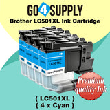 Brother LC501XL Compatible Ink Cartridge - 1xC-LC501XL | MFC-J1260DW, MFC-J1360DW, MFC-J1410DW, DCP-J100, DCP-J105, MFC-J200