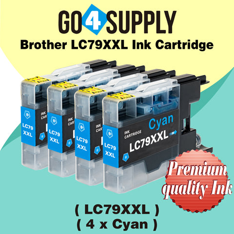 Compatible Brother Cyan LC79XXL LC-79 XXL Ink Cartridge Used for Brother MFC-J6510DW, MFC-J6710DW, MFC-J6910DW, MFC-J5910CDW, MFC-J6710CDW, MFC-J6910CDW, MFC-J5910DW Printers