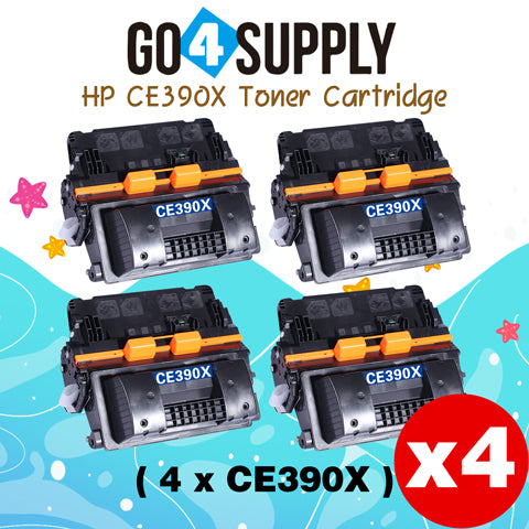 Compatible HP 90X 390X CE390X Toner Cartridge work with HP LaserJet Enterprise 600 Printer M602dn, M602n, M602x, M603dn, M603n, M603xh; LaserJet Enterprise M4555f MFP, M4555fskm MFP, M4555h MFP Printers