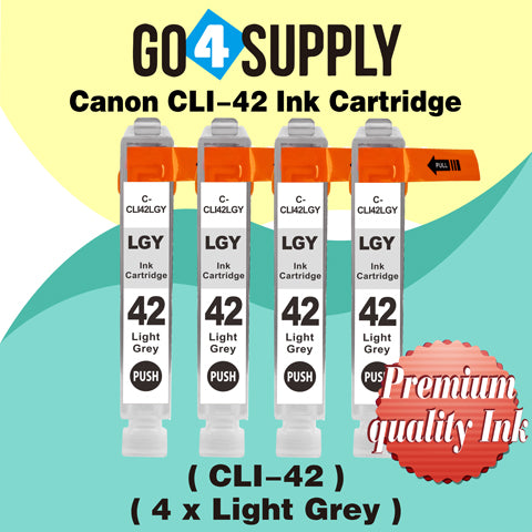 Compatible Canon CLI 42 CLI42 CLI-42 (Light Gray) Ink Cartridge use with PIXMA Pro-100 Pro 100 Printers