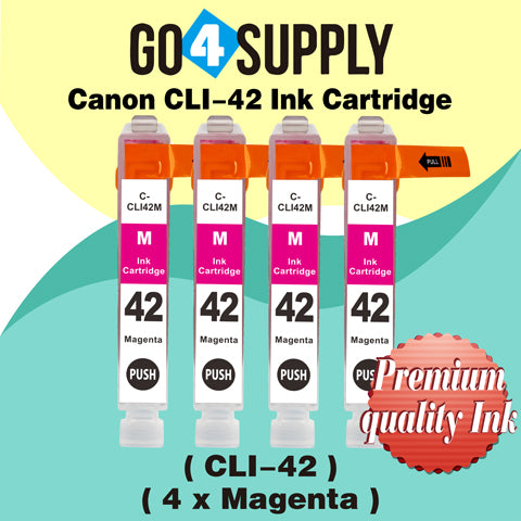 Compatible Canon CLI 42 CLI42 CLI-42 (Magenta) Ink Cartridge use with PIXMA Pro-100 Pro 100 Printers