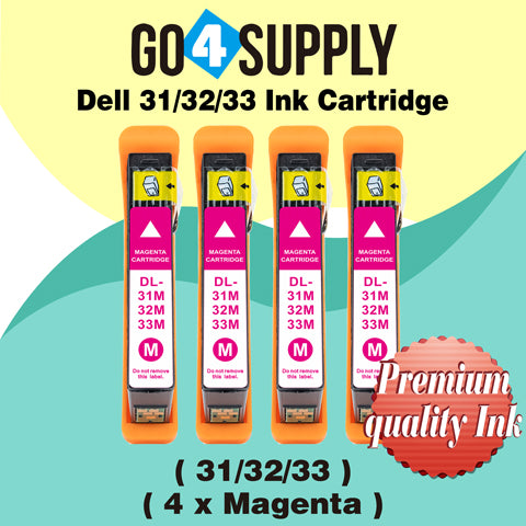 Compatible Dell Standard Capacity Magenta Ink Cartridge (Series 31) for Dell V525w V725w All-in-One Wireless Inkjet Printers