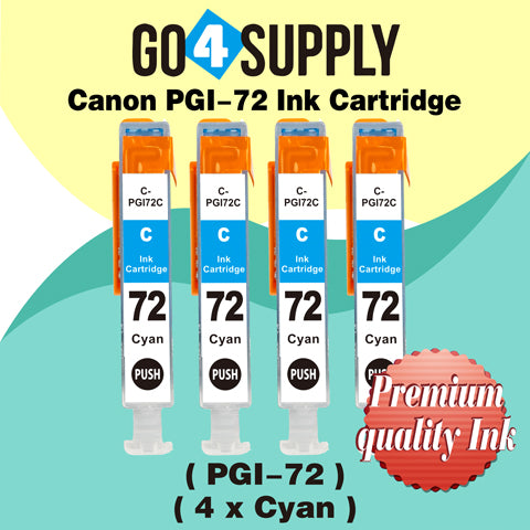 Compatible Canon PGI 72 PGI72 PGI-72 (Cyan) Ink Cartridge use with PIXMA Pro-10 Pro 10 Pro10S PRO-10S Pro 10 Printers