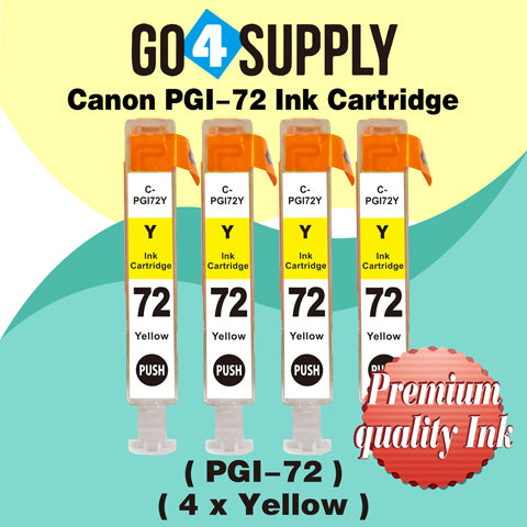 Compatible Canon PGI 72 PGI72 PGI-72 (Yellow) Ink Cartridge use with PIXMA Pro-10 Pro 10 Pro10S PRO-10S Pro 10 Printers