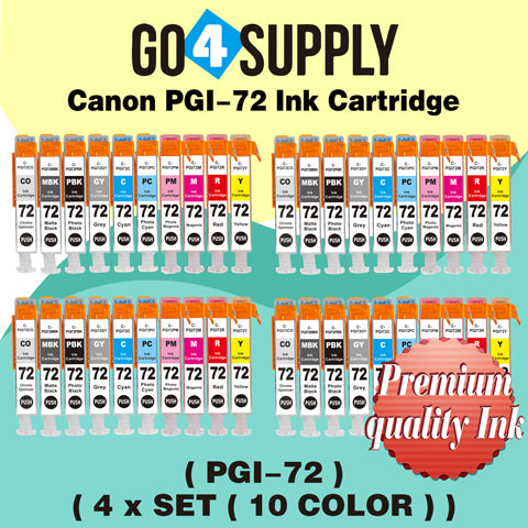 Compatible Combo Set Canon PGI 72 PGI72 PGI-72 Ink Cartridge use with PIXMA Pro-10 Pro 10 Pro10S PRO-10S Pro 10 Printers