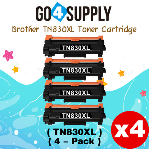 Compatible Brother TN830XL Black High Yield Toner Cartridge for HL-L2460DW, MFC-L2820DW, HL-L2480DW, DCP-L2640DW, MFC-L2900DW