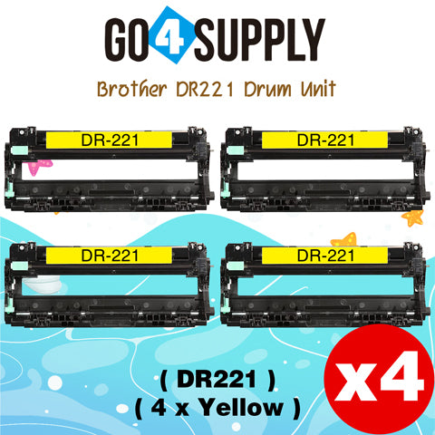 Compatible Brother DR221 DR-221 DR221CL Yellow Drum Unit Used for Brother HL-3140cw, HL-3170cdw, HL-3180CDW, MFC-9130cw, MFC-9330cdw, MFC-9340cdw, DCP-9020CDN Printer