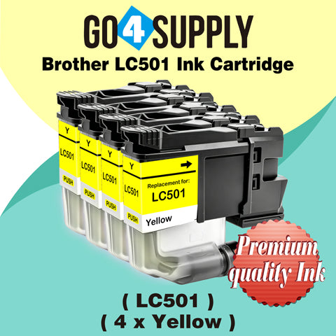 Brother LC501 Compatible Ink Cartridge - 1xY-LC501 | MFC-J1260DW, MFC-J1360DW, MFC-J1410DW, DCP-J100, DCP-J105, MFC-J200