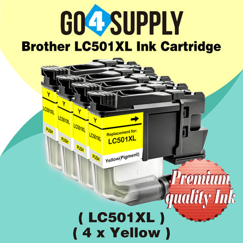 Brother LC501XL Compatible Ink Cartridge - 1xY-LC501XL | MFC-J1260DW, MFC-J1360DW, MFC-J1410DW, DCP-J100, DCP-J105, MFC-J200