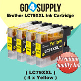 Compatible Brother Yellow LC79XXL LC-79 XXL Ink Cartridge Used for Brother MFC-J6510DW, MFC-J6710DW, MFC-J6910DW, MFC-J5910CDW, MFC-J6710CDW, MFC-J6910CDW, MFC-J5910DW Printers