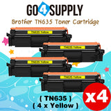 Compatible Yellow Brother TN635 Toner Cartridge Used for HL-L8430CDW HL-L8430CDWT HL-L8570CDW MFC-L8730CDW MFC-L8930CDW MFC-L8970CDW EX575