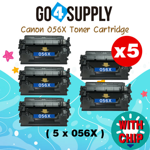 Compatible (WITH CHIP) Canon 056H CRG-056H CRG056H Toner Cartridge Use for Canon ImageCLASS LBP325dn LBP325X MF543dw MF543X MF542X Printers
