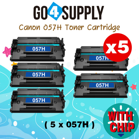 Compatible Canon 057H Black High Yield (WITH CHIP) Toner Cartridge use for Canon imageCLASS LBP228dw, LBP227dw, LBP226dw MF449dw, MF448dw, MF445dwLaser Printers
