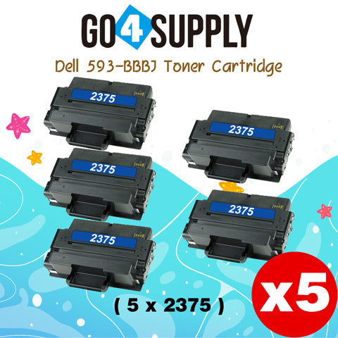 Compatible Dell 593-BBBJ 8PTH4 C7D6F B2375 Toner Cartridge Used for Dell B2375dnf B2375dfw B2375 2375dnf Printers